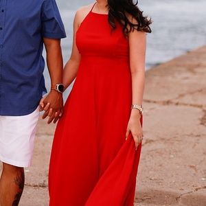 Red Maxi Dress